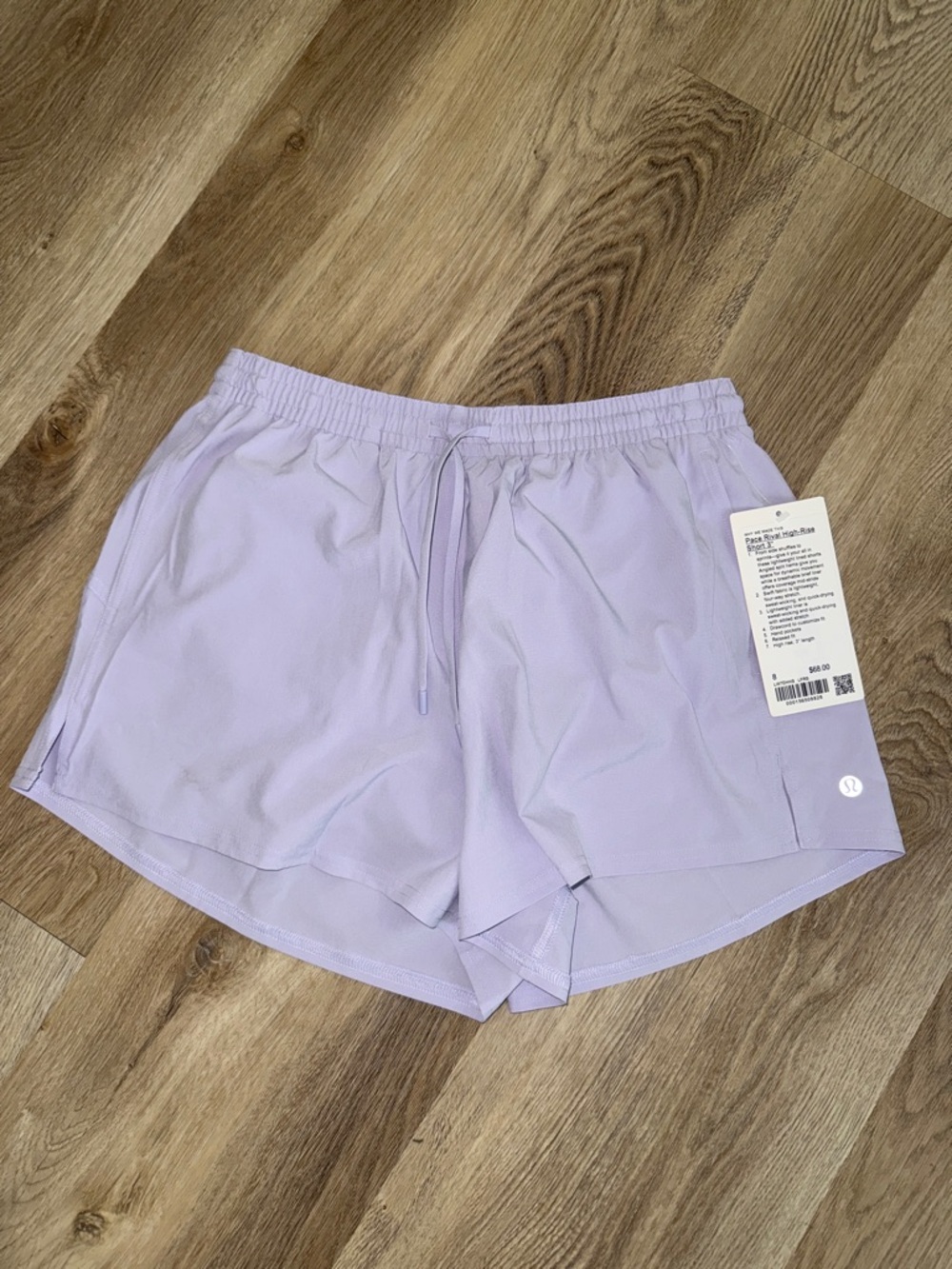 lululemon athletica Lavender Drawcord Athletic Shorts